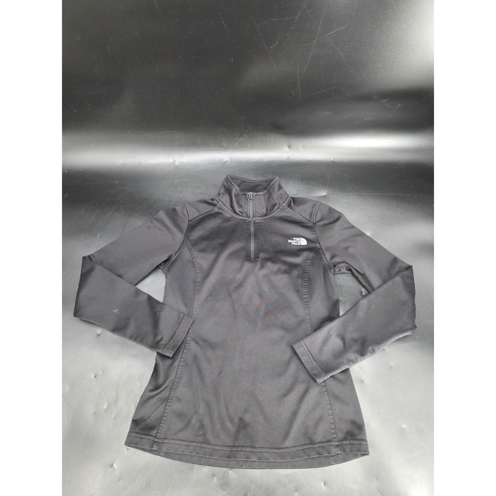 The North Face‎ Jacket Womens XS Black 1/4 Zip Fleece Pullover